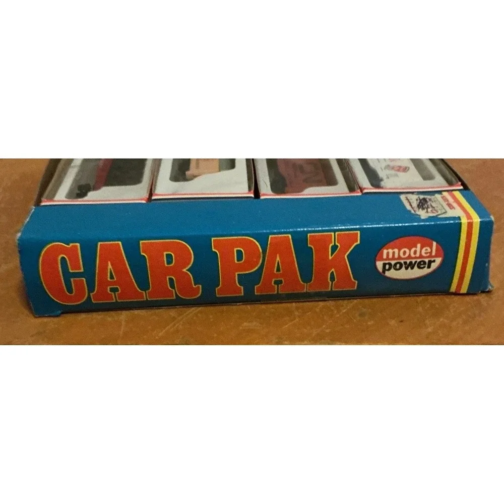 Model‎ Power N Scale Rail Cars, Car Pak 4 Pack, Used